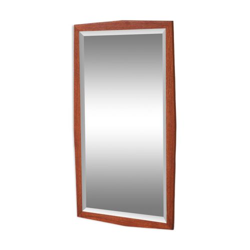 Miroir Rectangulaire Teck  Scandinave 14092307 marron