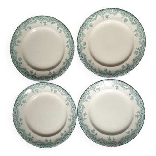 Assiettes Longwy Vert