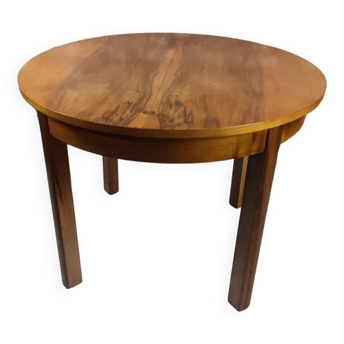 Table Manger Ronde Extensible Art Dco Rnove Bois