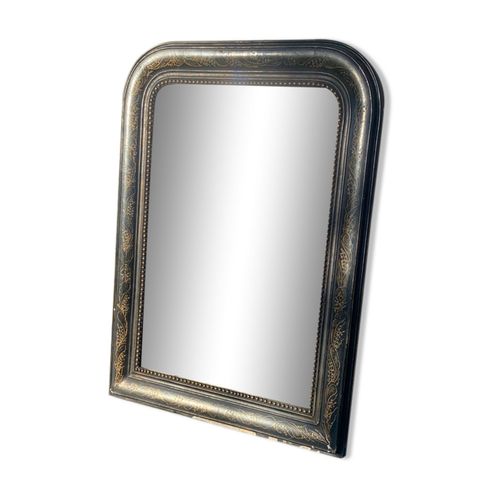 Miroir trumeau noir