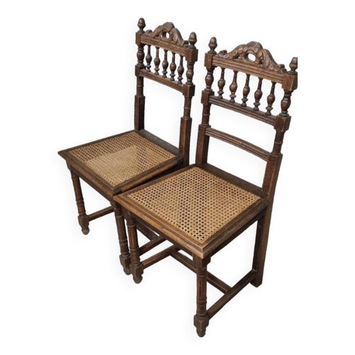 Chaises Cannes Henri Ii Marron