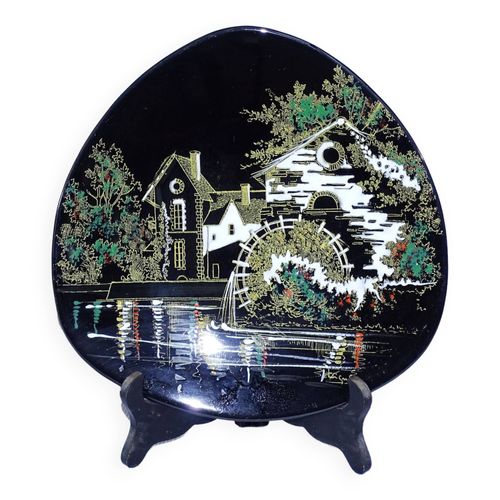 Assiette Longwy Multicolore