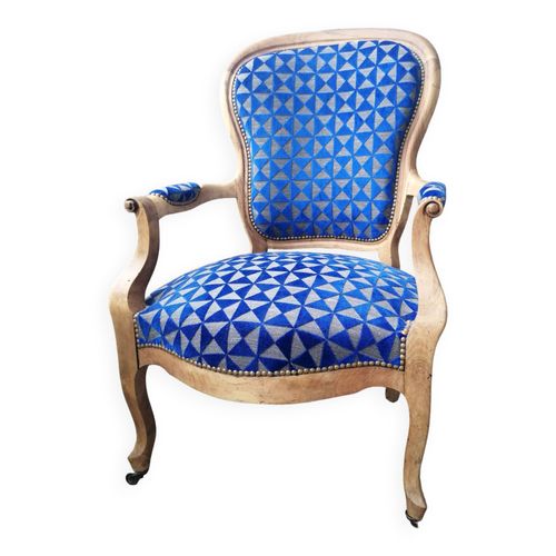 Fauteuil Voltaire Bleu