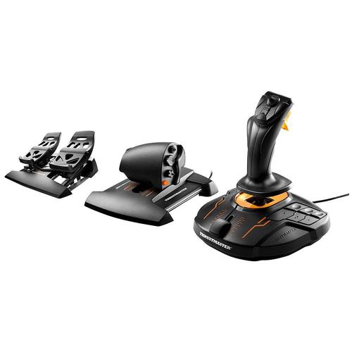 Thrustmaster T.16000m Fcs Flight Pack - Joystick, Accélérateur Et Pédales - Filaire - Pour Pc