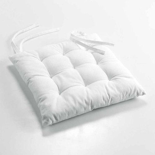 Galette De Chaise "Charline" 40x40cm Blanc