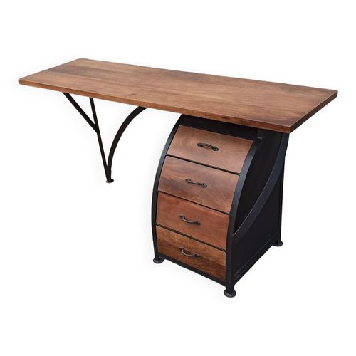 Bureau En Bois Design Noir
