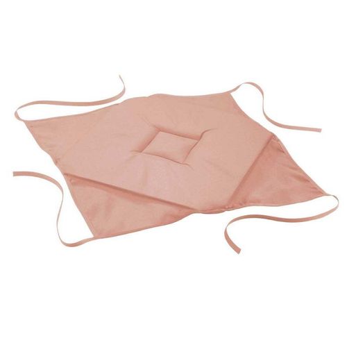 Galette De Chaise "Essentiel" 36x36cm Rose Poudré