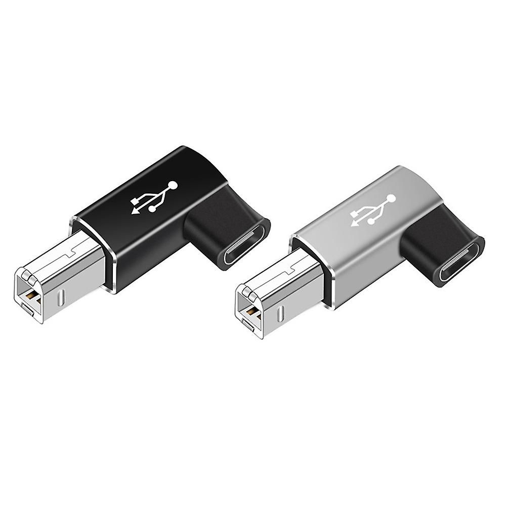 4Pack USB C to Midi 90 Degree Adapter,USB C Female to USB B ... - 2