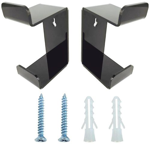 Support d'affichage de manette compatible avec // Poignée, support mural pour manette de jeu, support de casque-noir