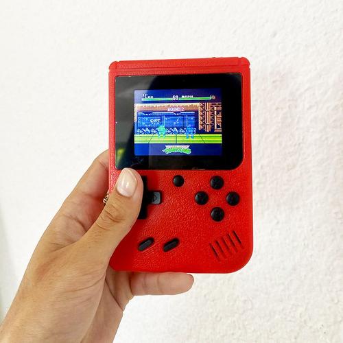 Game Box Red : Console De Jeux Portable Avec 400 Jeux Retro - Couleur Rouge