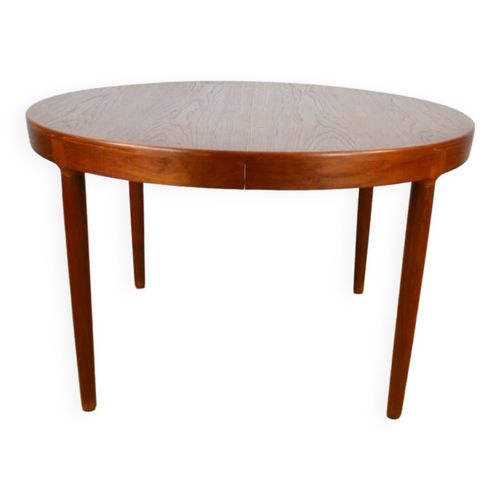 Table Ronde En Teck Harry Ostergaard Vintage 1960 Bois