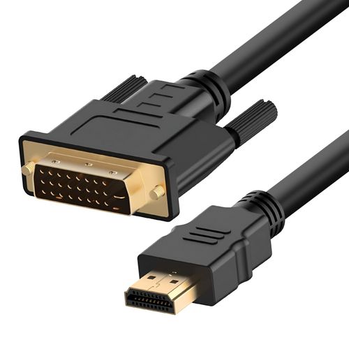 Câble HDMI mâle vers DVI mâle Vidéo Full HD 1080p 1.5m LinQNoir