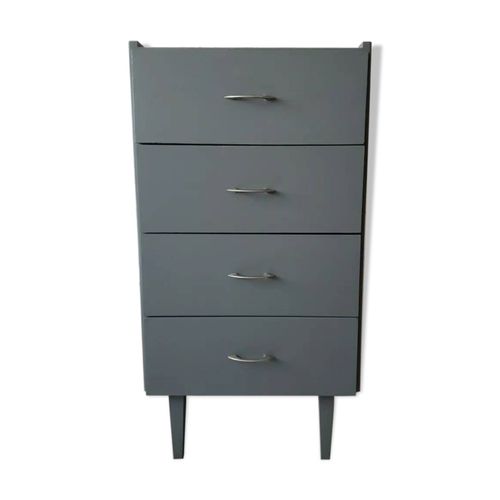 Chiffonnier Vintage Vert De Gris Vert