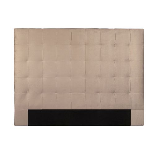 Tête De Lit En Velours Taupe 180 Cm Halciona