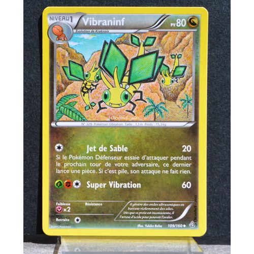 Carte Pokémon 109/160 Vibraninf Série Xy05 - Primo Choc Neuf Fr