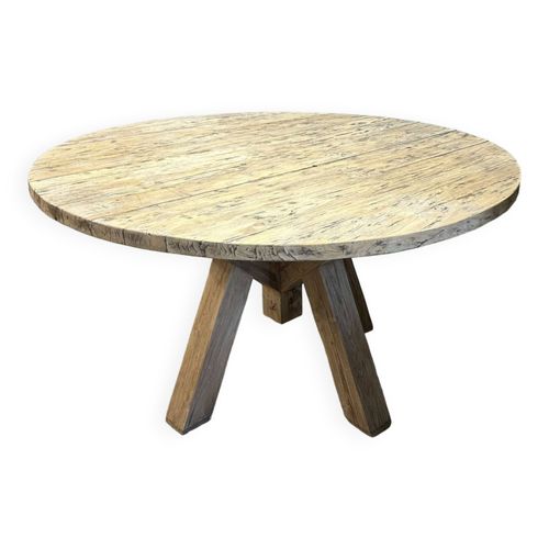 Table Ronde En Bois Bois