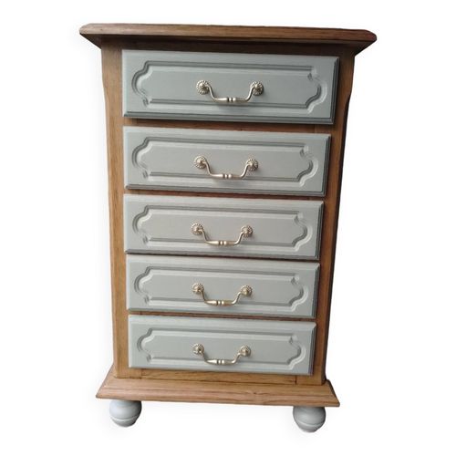 Chiffonier Vintage Restaur Vert