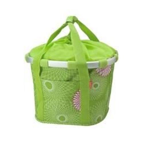 Panier Klickfix Bikebasket Vert Citron Cristal