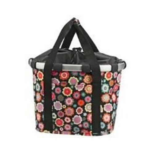 Panier Klickfix Bikebasket Happy Flowers