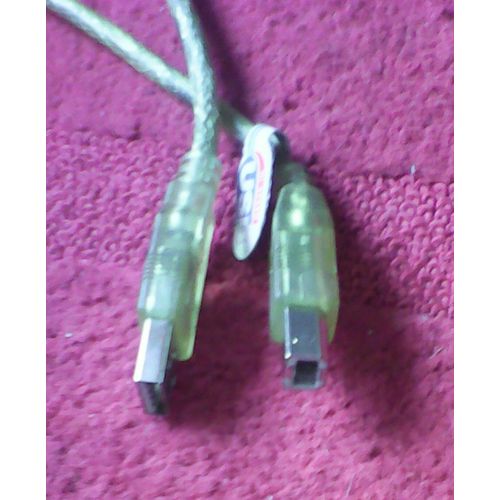 Câble USB 2.0 Type A Mâle - Type B Mâle 5m Haute Vitesse, tresse metallique, pour imprimante, scanner etc
