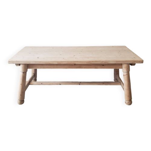 Table De Ferme De Georges Robert En Pin Massif Bois