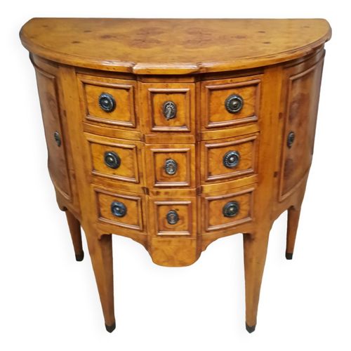 Commode Demi Lune Porte Laterale Jaune
