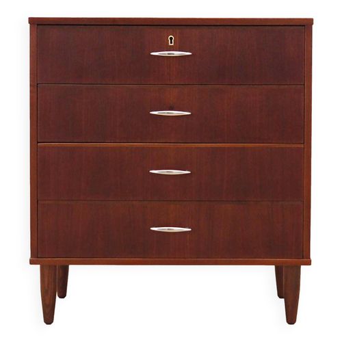 Commode En Teck Design Danois Annes 1970 Production  Danemark Bois