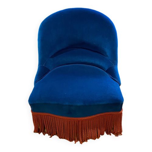 Fauteuil Crapaud Bleu