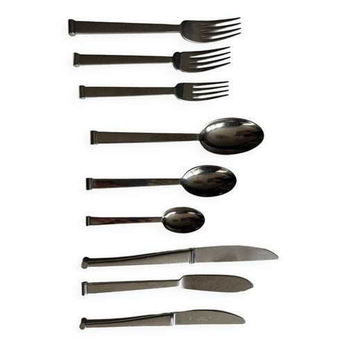 Couverts Christofle Modele Integrale Vintage Des Annees 70 Argent