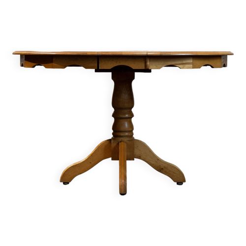 Table Ronde A Rallonges Bois