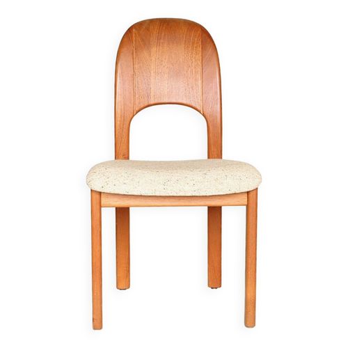 Chaises De Salle  Manger Danoises En Bois De Teck Pour Salle  Manger Design Scandinave Chaises Modernes En Bois De Teck Du Milieu Du Sicle Beige