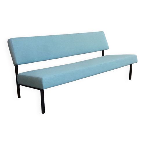 Canap Lounge Industriel Nerlandais Attribu  Gijs Van Der Sluis Pour Van De Sluis Furniture 1950 Bleu