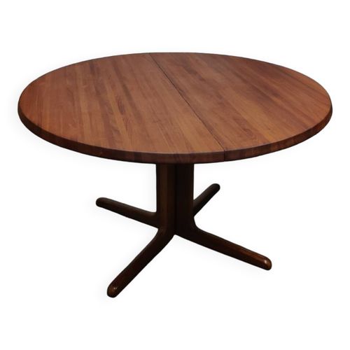 Table  Manger Extensible En Teck Marron