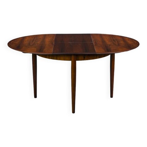 Table Ronde Attribue  Ernst Martin Dettinger Pour Lbke Annes 1960 Bois