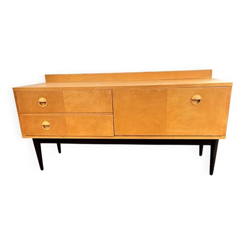 Commode Basse En Frne Design Danois Annes 1970 Marron