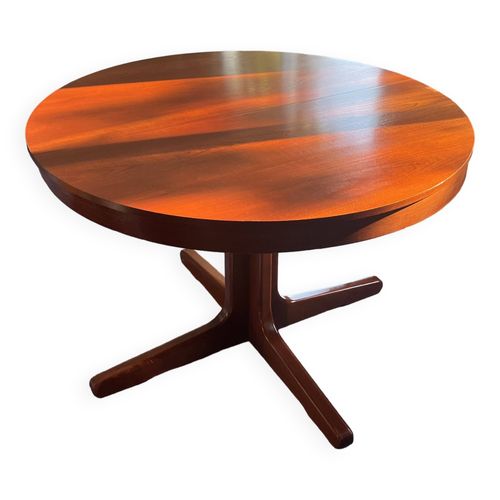 Table Ronde Vintage Annes 70 Bois