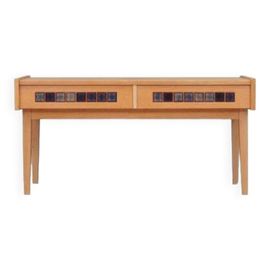 Console En Frne Design Danois Annes 1970 Bois