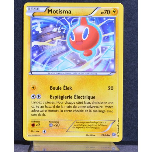 Carte Pokémon 29/98 Motisma 70 Pv Xy07 - Origines Antiques Neuf Fr