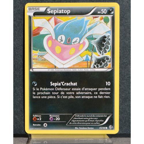 Carte Pokémon 45/98 Sepiatop 50 Pv Xy07 - Origines Antiques Neuf Fr