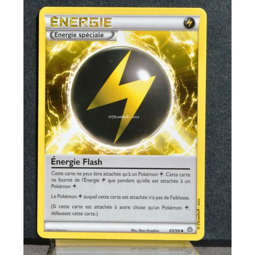 Carte Pokémon 83/98 Énergie Flash Xy07 - Origines Antiques Neuf Fr