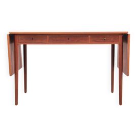 Bureau Scandinave En Teck  2 Rabats Bois