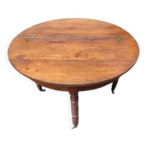 Table Ronde Style Louis Philippe Bois