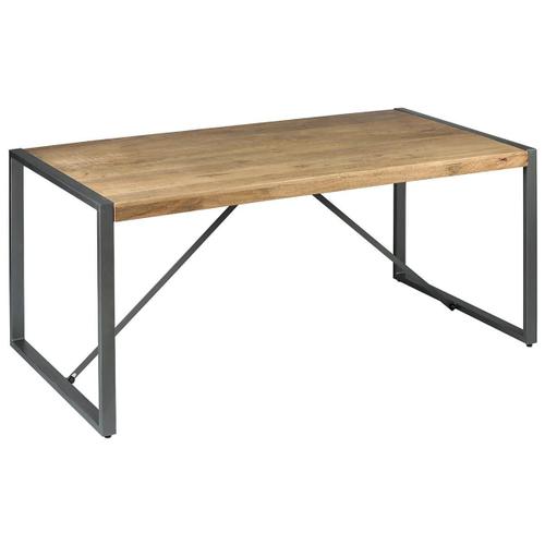 Palissa - Table De Repas 180cm Bois Et Acier Patin?