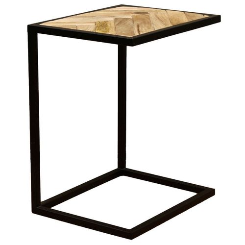 Manko - Table D'appoint En Manguier Massif