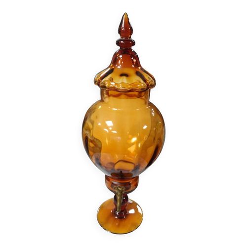 Fontaine En Verre Orange