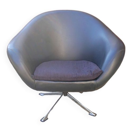 Fauteuil Coquille Ballon  Noir