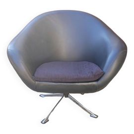 Fauteuil Coquille Ballon  Noir