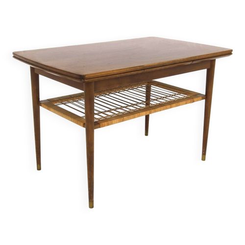 Table Basse Scandinave Extensible En Acajou Sude 1950 Bois