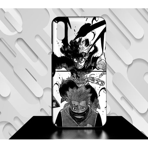 Coque Pour Xiaomi Mi 9 Manga Black Cover 01