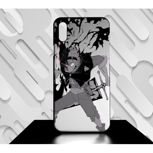 Coque Pour Xiaomi Mi 9 Manga Black Cover 08